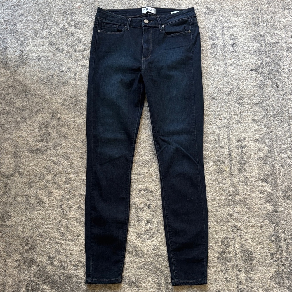 PAIGE Hoxton Ultra Skinny Jeans - Dark Blue